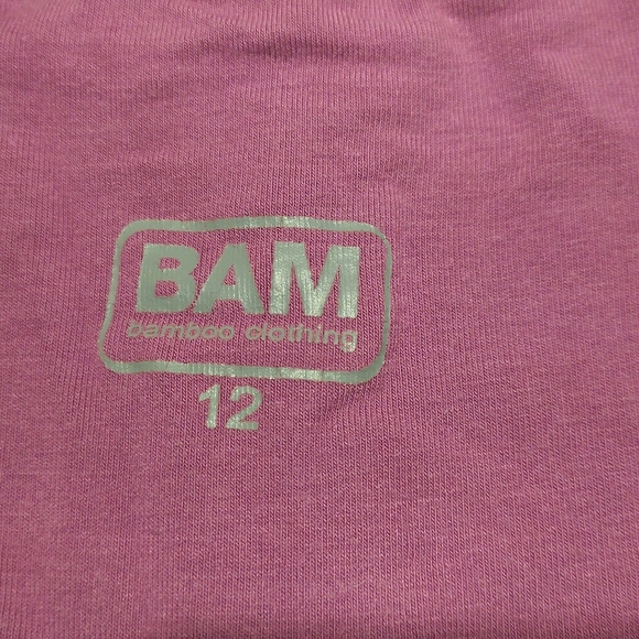 BAM slate grey bamboo / organic cotton long sleeve shirt UK 12 - Picture 6 of 6